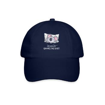 Offizielles Gammeltag Shirt Koala Faulenzer - Baseballkappe - Blau/Blau - Vorne