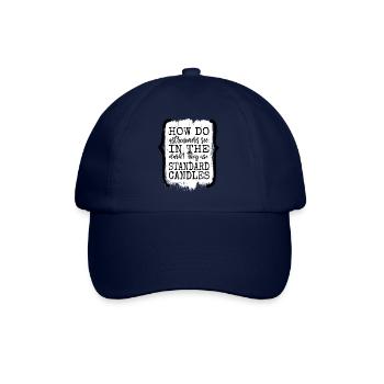 birthday gift birthday present funny sayings - Baseballkappe - Blau/Blau - Vorne