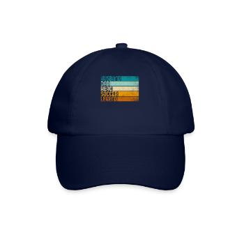 Retro Husband Dad Hero Soccer Legend - Baseball Cap - blue/blue - Front