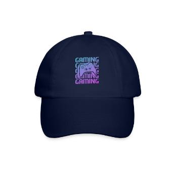 Retro Vintage Classic Gaming Video Game Gamer - Baseball Cap - blue/blue - Front