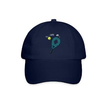 Tennis Player Tennis Tennis Racket Tennis - Baseball Cap - blue/blue - Front