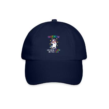 Educatorcorn comme un jardin d’enfants d’éducateur normal - Casquette classique - bleu/bleu - Devant