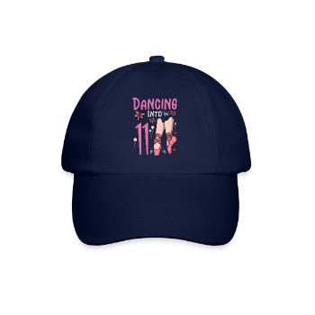 Ballet Shoes Dancing Ballerina 11 Ballett Birthday - Baseball Cap - blue/blue - Front