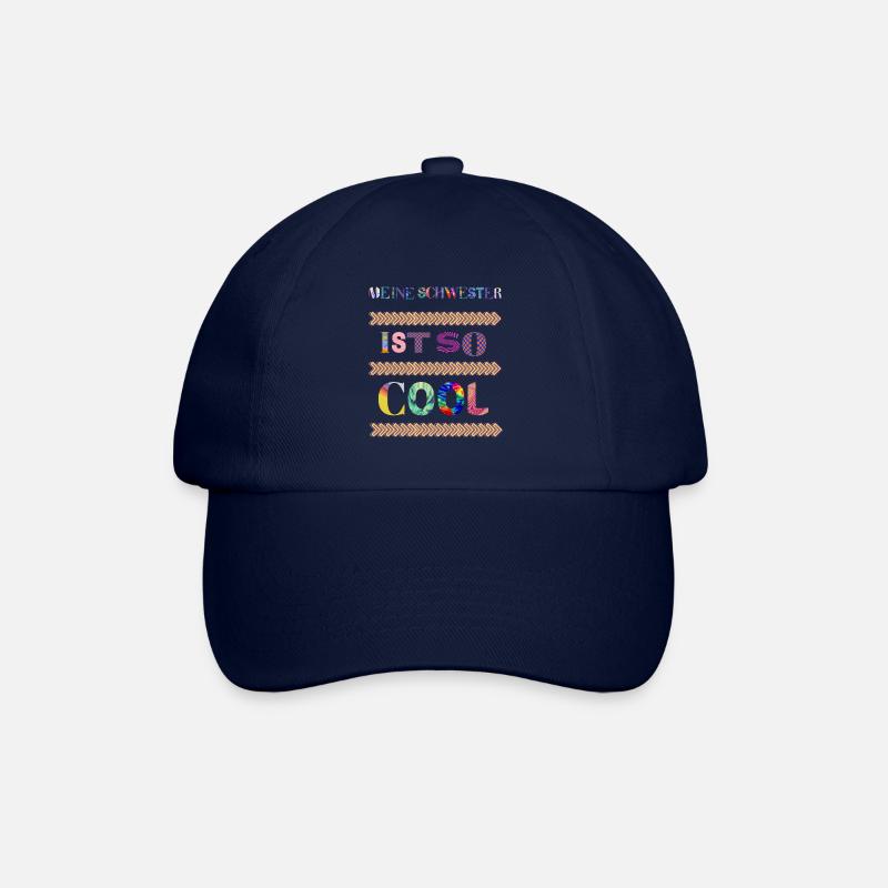 so super wenn man die coolste Schwester der Welt - Baseballkappe - Blau/Blau
