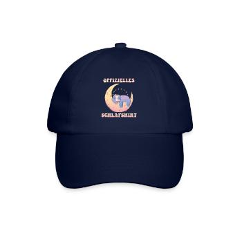 Offzielles Schlafshirt Faultier - Baseballkappe - Blau/Blau - Vorne