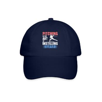 Pitching Is The Art of Instilling Fear Baseball - Baseball Cap - blue/blue - Front