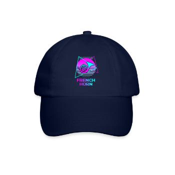 Retro Vintage Classic Français Horn Player - Casquette classique - bleu/bleu - Devant