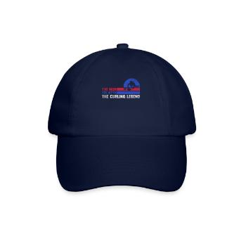 L’homme Le mythe La légende du curling Curling Papa - Casquette classique - bleu/bleu - Devant