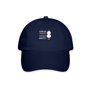 Humour drôle mignon devinez quoi? Cul de poulet! Drôle - Casquette classique - bleu/bleu - Devant