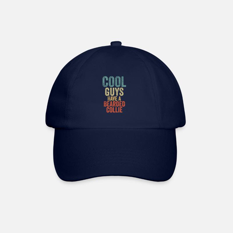 Cool Guys a un collie barbu - Casquette classique - bleu/bleu