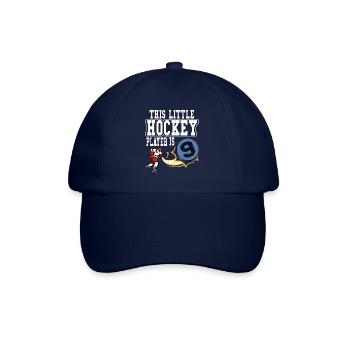 Eishockey Little Hockey Player ist 9 Jahre alt - Baseballkappe - Blau/Blau - Vorne