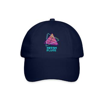 Retro Vintage Classic Irish Flute Player Instruments - Baseball Cap - blue/blue - Front
