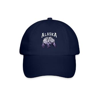 Alaska Gift USA Nature Bear Denali Grizzly Forest - Casquette classique - bleu/bleu - Devant