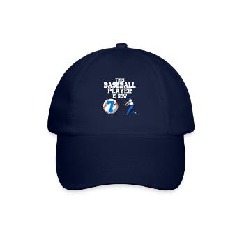 Joueur de baseball Ce joueur a 7 ans de baseball - Casquette classique - bleu/bleu - Devant