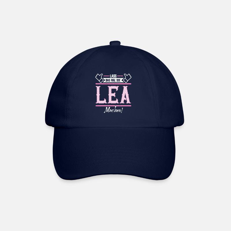 Lea Geschenkidee Geschenk Geburtstag - Baseballkappe - Blau/Blau
