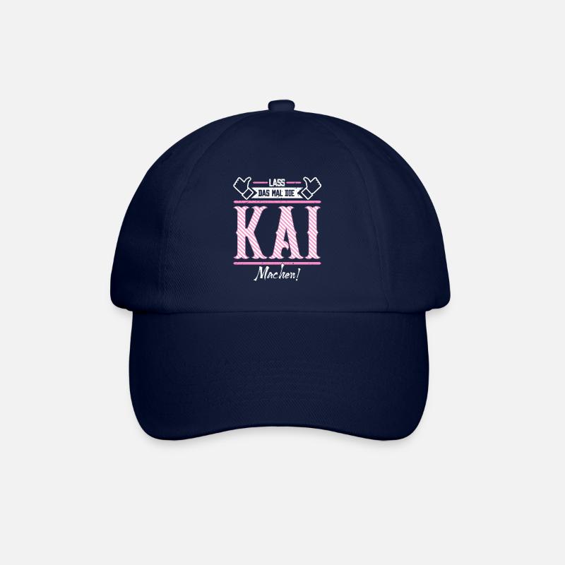 Kai Geschenkidee Geschenk Geburtstag - Baseballkappe - Blau/Blau