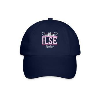 Ilse Geschenkidee Geschenk Geburtstag - Baseballkappe - Blau/Blau - Vorne