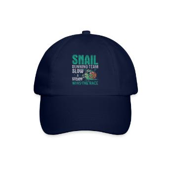 Équipe de course d’escargot Drôle de coureur d’escargot - Casquette classique - bleu/bleu - Devant