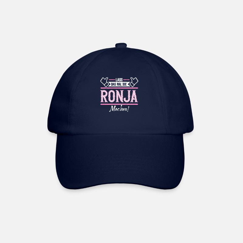 Ronja Geschenkidee Geschenk Geburtstag - Baseballkappe - Blau/Blau
