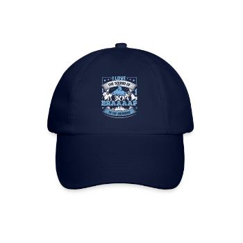 I Love The Sound Of Braaaap Snowmobile Riding - Baseball Cap - blue/blue - Front