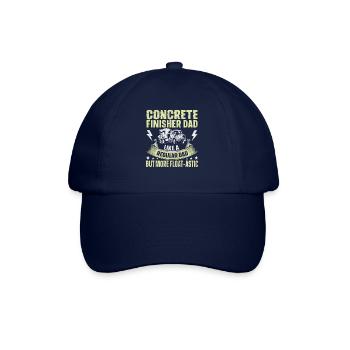 Float-Astic Concrete Finisher Dad Betonbauer - Baseballkappe - Blau/Blau - Vorne