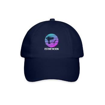 Retro Esthéticien Cosmétologie - Casquette classique - bleu/bleu - Devant
