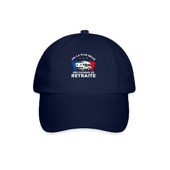 J'ai La Plus Belle Des Maisons De Retraite - Casquette classique - bleu/bleu - Devant