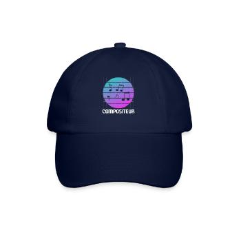 Retro Compositeur Composition Musicale - Casquette classique - bleu/bleu - Devant
