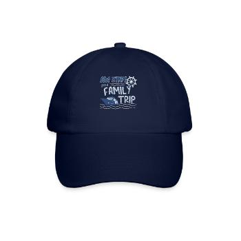 Aw Navire! C’est un voyage en famille | Croisière en famille - Casquette classique - bleu/bleu - Devant