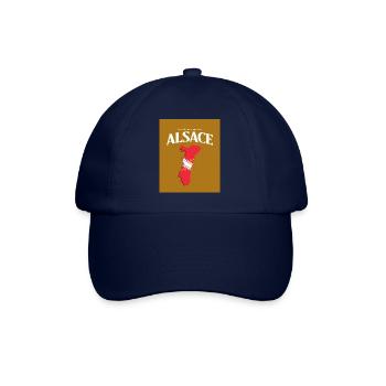 Fier de mes Racines Alsace Or - Casquette classique - bleu/bleu - Devant