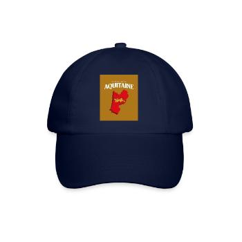 Fier de mes Racines Aquitaine Or - Casquette classique - bleu/bleu - Devant