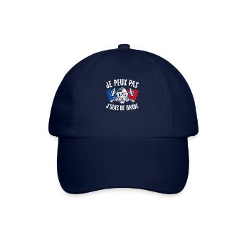 Je Peux Pas J'Suis De Garde Pompier - Casquette classique - bleu/bleu - Devant