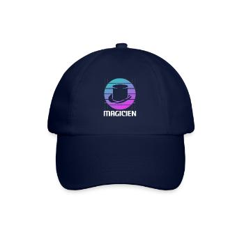 Retro Magicien Magique Magie - Casquette classique - bleu/bleu - Devant
