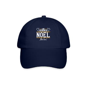 Noel Geschenkidee Geschenk Geburtstag - Baseballkappe - Blau/Blau - Vorne