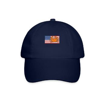 Krebs Geschenk Schrimp Krabbe Hummer Skorpion - Baseballkappe - Blau/Blau - Vorne