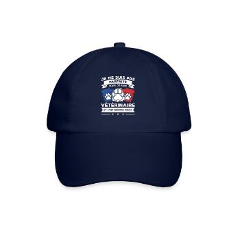 Je Ne Suis Pas Parfaite Mais Je Suis Vétérinaire - Casquette classique - bleu/bleu - Devant
