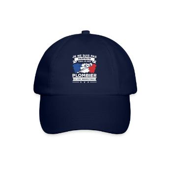 Je Ne Suis Pas Parfaite Mais Je Suis Plombier - Casquette classique - bleu/bleu - Devant