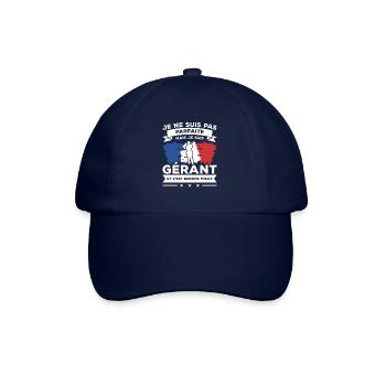 Je Ne Suis Pas Parfaite Mais Je Suis Gérant - Casquette classique - bleu/bleu - Devant