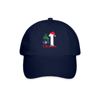 My 1st Christmas - Baseballkappe - Blau/Blau - Vorne