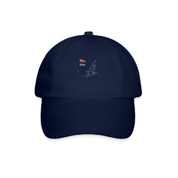 Snowboard, Snowboarder, Hokkaido Snowboard, - Baseball Cap - blue/blue - Front