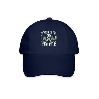 Powder To The People Snowboarding - Casquette classique - bleu/bleu - Devant