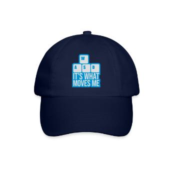c’est ce qui m’émeut - Casquette classique - bleu/bleu - Devant