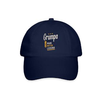 Grumpa The Man Myth Legend - Grandpa Dad - Baseball Cap - blue/blue - Front