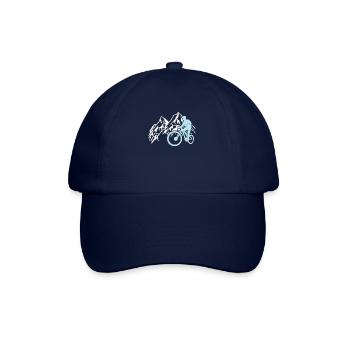 Downhill Mountain Bike Cycling Mountains Mountains - Baseball Cap - blue/blue - Front