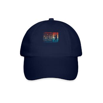 Assuming Im Just An Old Man Mistake Racquetball - Baseball Cap - blue/blue - Front