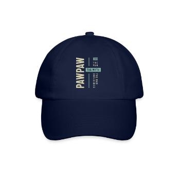 Pawpaw Man Myth The Bad Influence - Dad Grandpa - Baseball Cap - blue/blue - Front