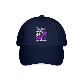 This Queen makes 56 look Fabulous 56th Birthday - Baseball Cap - blue/blue - Front