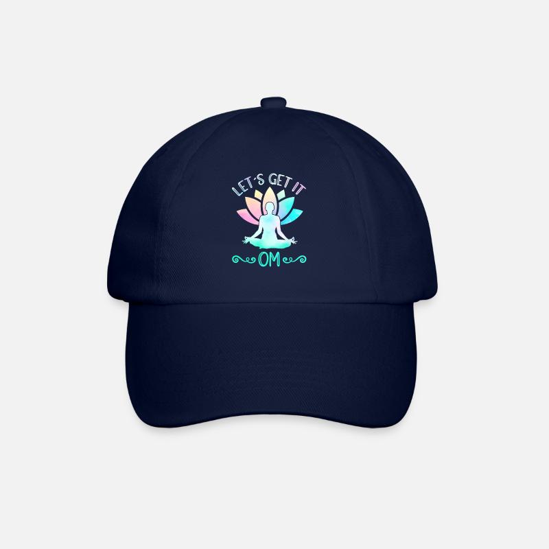 Lets Get It OM Yoga - Baseballkappe - Blau/Blau