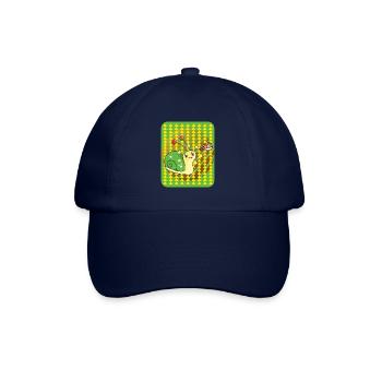 Snail with sushi - Baseball Cap - blue/blue - Front
