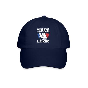 J'ai Juste Besoin De Faire De L'Aikido Aikidoka - Casquette classique - bleu/bleu - Devant